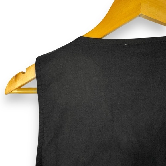 Vintage 90s Embroidered Tapestry Casual Vest, Multicolor Stripes, OSFM - Picture 8 of 10